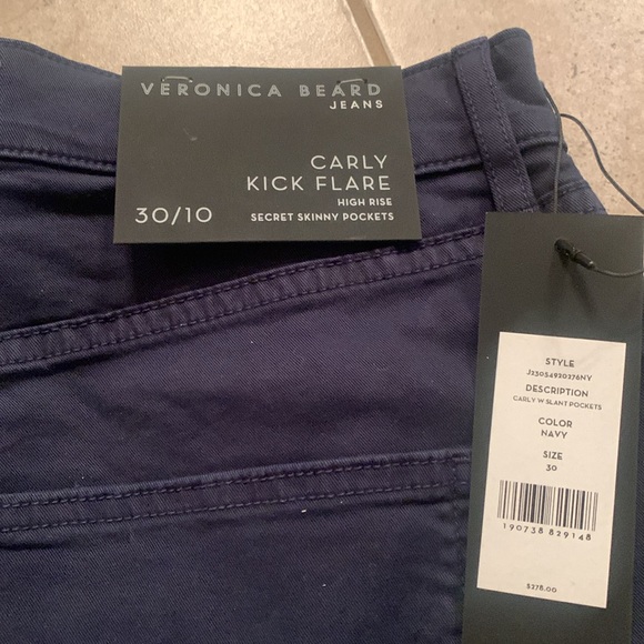 NWT Veronica Beard Carly Kick Flare jeans - Picture 3 of 4